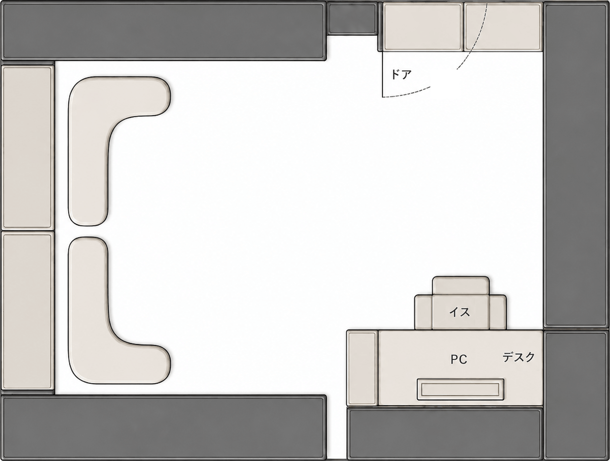 社長室 間取り図